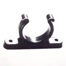 Clips in plastica nera fermaremi o fermamanici, tipo pesante Ø 36 mm